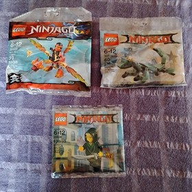 Lego Ninjago 30428 30609 30422 polybag sealed lot Dragon Kai Lloyd poly bag