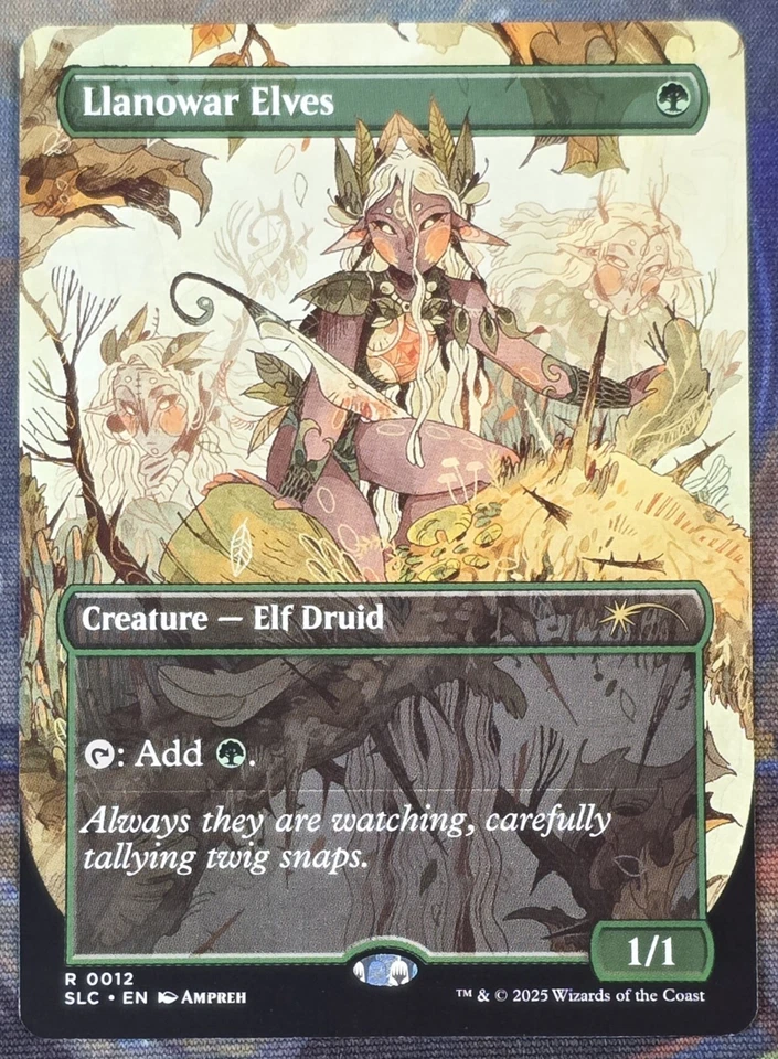 1x Llanowar Elves MTG Encyclopedia Of Magic Secret Lair NM - Image 1 of 1