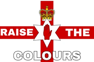Raise The Colours Northern Ireland Flag - Northern Ireland Protest Flag. 5X10FT - Picture 1 of 1