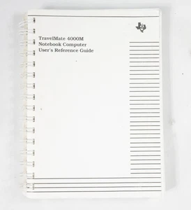 Vintage Texas Instruments Travelmate 4000M User's Reference Guide BOX43 - Picture 1 of 3
