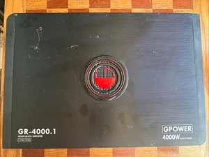New Gravity GR4000.1 Monoblock 4000 WATTS Class AB Car Audio Stereo Amplifier - Picture 1 of 20