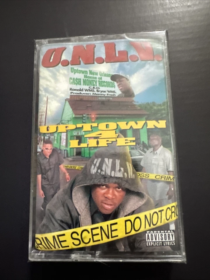 U.N.L.V.- Uptown 4 Life Cassette *SEALED* NOLA RAP TAPE Cash Money 1996 Tec 9 - Image 1 of 2