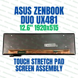 NV126B5M-N41 Asus ZenBook Duo UX481 UX481F UX481FA LCD Touch Screen Assembly - Afbeelding 1 van 11