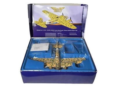 CORGI AA33704 1:72 HEINKEL HE 111H-6, LUFTWAFFE II KG 26, OTTANA BOXED Damaged♤ - Image 1 of 4