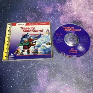 The Learning Company TREASURE MATHSTORM! (PC CD ROM, 1994) Computer Game - Zdjęcie 1 z 4