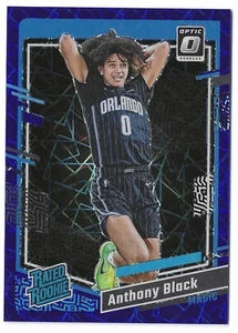 2023-24 Panini Donruss Optic ANTHONY BLACK Blue Velocity Rookie RC - Picture 1 of 1