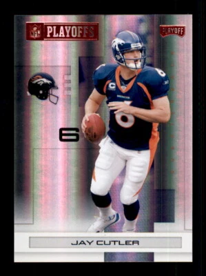 2007 Playoff NFL Playoffs #29 Jay Cutler Red Holofoil #/125 - Image 1 of 2