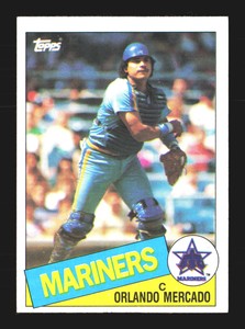 1985 Topps Baseball #58 Orlando Mercado    Seattle Mariners