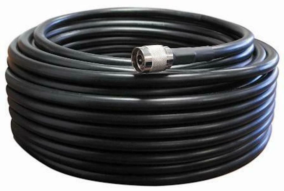SureCall 100-Ft Low Loss LMR-400 Cable Black SC001-100 - Image 1 of 1