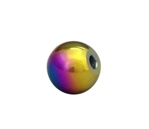 SUBARU IMPREZA AUTO BILLET NEO CHROME ROUND SHIFT KNOB 2000 00 - 2014 14 - Picture 1 of 1