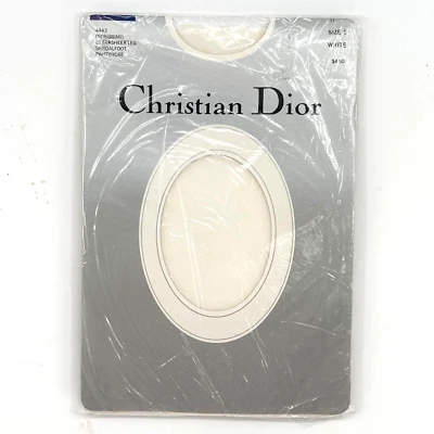 Pantimedias de nailon Christian Dior talla 2 Diorissimo blancas ultrasheer #4443 de colección Foto 1 de 4