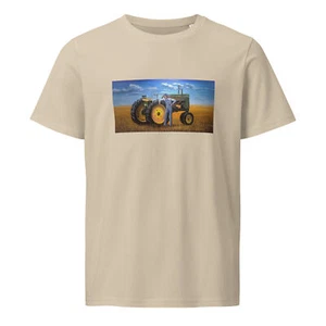 Camiseta Unisex Orgánica Media Luz Camiseta John Deere Tractor   - Imagen 1 de 5