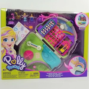Polly Pocket Rainbow Dream Purse Compact Micro Polly & Shani NEW - Picture 1 of 11