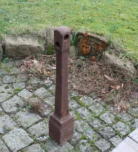 Alter Stampfen für den Strassenbau, massiv Gußeisen 29,5 kg - Bild 1 von 6