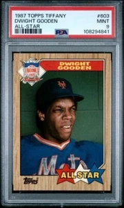 1987 TOPPS TIFFANY ALL-STAR #603 DWIGHT GOODEN PSA 9 - New Slab - Free Shipping - Picture 1 of 2