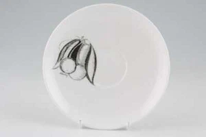 Susie Cooper - Black Fruit - Cherry - Tea Saucer - 197490Y - Picture 1 of 1