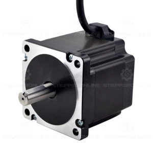 Nema 34 Stepper Motor 1.8deg Bipolar 680oz.in 6A 86x80mm 14m Key-way Shaft CNC - Picture 1 of 5