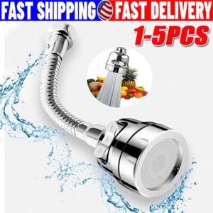 Kitchen Tap Head Water Saving Faucet Extender Sprayer Sink Spray Aerator Nozzle - Picture 1 of 10