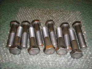 (11) 7/8"-9 x 4" Sechskantschrauben Grade 2 (13318-L3) - Bild 1 von 1