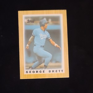 George Breet 1987 Topps Leaders Mini 57 FREE SHIPPING 
