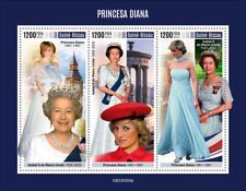 Princess Diana Queen Elizabeth II MNH Stamps 2023 Guinea-Bissau M/S