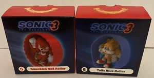 McDonald’s Happy Meal Sonic 3 #6 Colas Azul y #5 Nudillos Rodillos Rojos Nuevo 2024 - Imagen 1 de 7