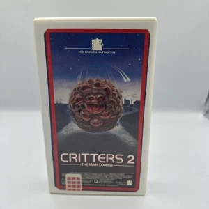 Critters 2 The Main Course VHS, 1988 Rare Horror Sci-fi 80's Cult Clamshell Case - Foto 1 di 6