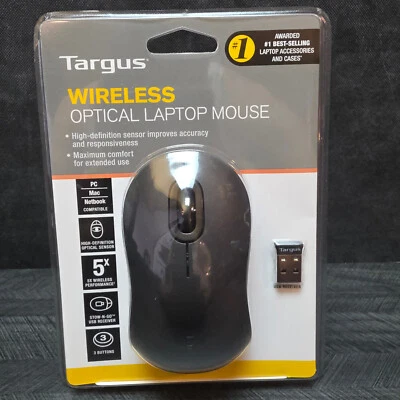 Targus AMW56US Wireless Optical Laptop Mouse Brand New In Package AMW56US - Image 1 of 4