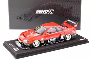 1:18 Modelli INNO NISSAN SKYLINE GT-R (R34) LBWK Super Silhouette Fenderist Giappone - Foto 1 di 5