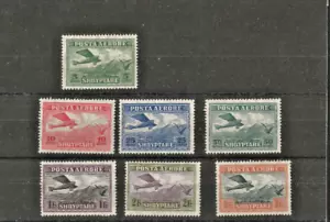 Albania Albanien Albanie 1926 MiNr 126-132 Airmail Full Set MLH - Picture 1 of 1