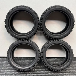 Tamiya 50476 Juego de 4 Neumáticos Rally Block SP-476 5222-4826 Vintage RC - Imagen 1 de 4