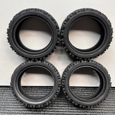 Tamiya 50476 Juego de 4 Neumáticos Rally Block SP-476 5222-4826 Vintage RC Foto 1 de 4