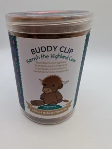 Scentsy Hamish The Highland Cow Buddy Clip W/ Vanilla Bean Buttercream Scent NEW - Picture 1 of 3