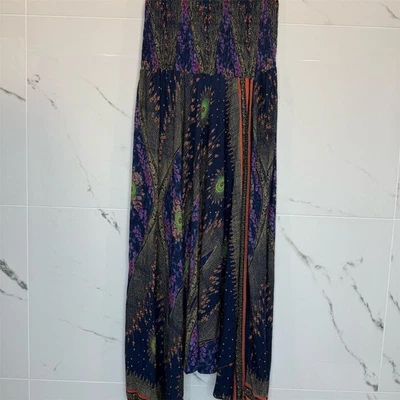 Salamola Women's Harem Pants M Multicolor Boho Wide-Leg Casual - Image 1 of 4