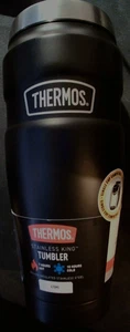 Thermos Stainless King Tumbler. 470ml. Black. 7 Hrs Hot/18hrs Cold. Leak Proof. - Picture 1 of 6