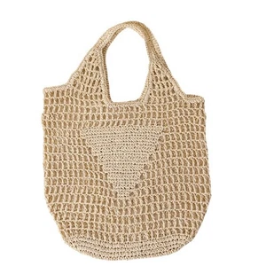 Moda de verano Bolsos de playa Mujer Bandolera Hueca Tejida a Mano Fácil Weic9915 - Imagen 1 de 7