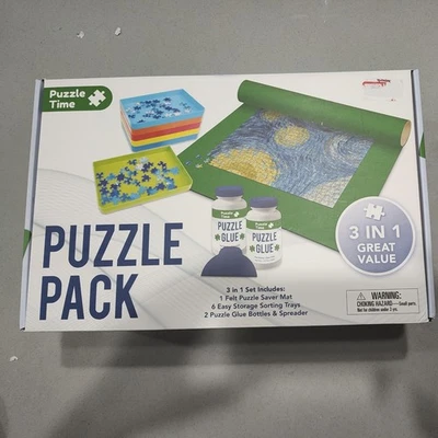 Puzzle Time Puzzle Сортировочные Лотки - 6 Лотков для Головоломок, Фетровый коврик, Клей - Изображение 1 из 3