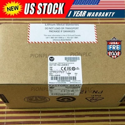 New Sealed Allen Bradley 1762-L24BXB / C MicroLogix 1200 24 Point Controller - Image 1 of 4