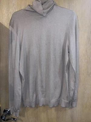 Suéter Ralph Lauren bronzeado tamanho XLgrande gola alta - Imagem 1 de 4