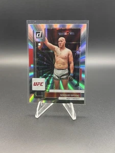 2023 Donruss UFC Holo Silver Laser #89 Serghei Spivac /99 (print Line At Top) - Picture 1 of 3