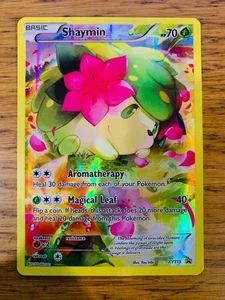 NM! Shaymin (XY115) Full Art Black Star Promo Pokemon Card! FREE P&P! - Picture 1 of 4
