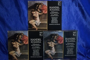 George Frideric Handel - Susanna an Oratorio (3 CD Set, 1990 Harmonia Mundi) - Picture 1 of 4