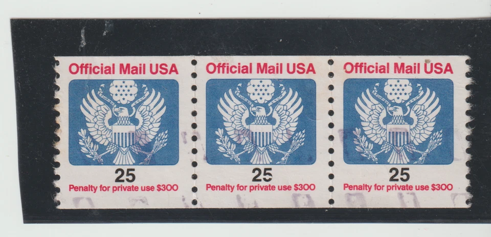 US  Scott #O141 Used  1988 25¢ Great Seal  Official Mail Coil Stamp - Image 1 of 1