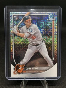 Coby Mayo 2025 Bowman Chrome Mojo Refractor RC #37 Baltimore Orioles - Picture 1 of 2