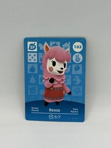 Reese 102 - Serie 2 Animal Crossing Amiibo Karte ungescannt und echt - Bild 1 von 2