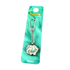 Elephant Animal Keychain Pegazoo “Nazoo” Ring Made In Canada From Real Maple Woo - Picture 1 of 12