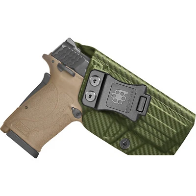 Coldre Amberide IWB/OWB KYDEX ajuste: Smith & Wesson M&P 9mm escudo EZ/EZ M2.0 - Imagem 1 de 4