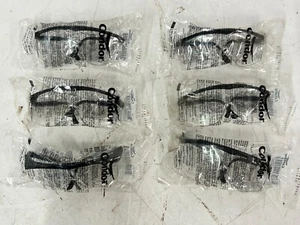 QTY 6 Condor Safety Glasses: Anti-Scratch, No Foam Lining, Wraparound 1/2 Frame - Picture 1 of 5