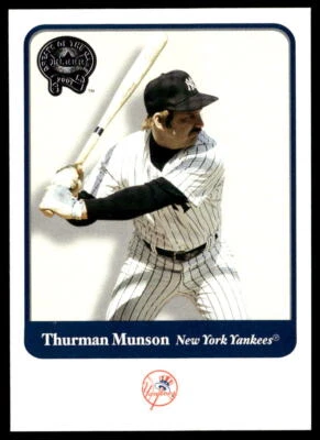 2001 Fleer Greats of the Game #38 Thurman Munson   Baseball New York Yankees - Image 1 of 2