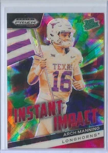 2024 Panini Prizm Draft Picks - Instant Impact Arch Manning #II-AM Red Ice Prizm - Bild 1 von 2
